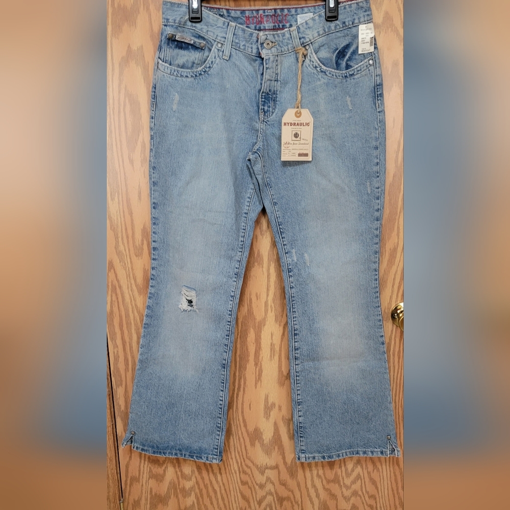 Hydraulic Jeans Y2K  Size 13/14 Boot Cut NWT Flaired Wide Leg